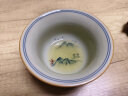 泥土故事景德镇老陶泥手工青花山水主人杯陶瓷手绘功夫茶具茶杯单杯品茗杯 千里江山-压手杯 实拍图