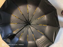 米波迪（Meebordi）防晒晴雨伞三折24骨全自动黑胶防紫外线双人加固折叠抗风伞可定制 实拍图