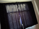 一居尚品 窗帘遮光深儿童房卧室飘窗短帘成品防晒定制满天星星藏青1.5*2.0 实拍图