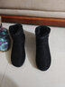 森馬（Senma）雪地靴韩版百搭短筒加绒保暖平底棉鞋男靴719416203 黑色 41码 实拍图