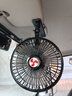 迪加伦车载风扇面包车电风扇制冷强力风力汽车用电风扇12V轿车SUV用 实拍图