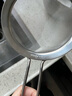 欧乐多面粉筛304不锈钢豆浆漏勺糖粉筛网过滤网筛烘焙手持面粉筛子猪肝 304面粉筛中号（14cm） 实拍图
