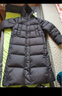 森马（Semir）90%鸭绒羽绒服女长款宽松显瘦冬季轻暖连帽外套防水109724113001 实拍图