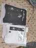 雾卡 【纯棉2件装】短袖t恤男潮流宽松大码夏天新款休闲纯色半袖T恤 鹿角黑色+大R白色 2XL 建议150-165斤 实拍图