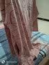 浪莎长袖睡裙女2022年新款纯棉家居服秋冬季女士可爱连衣裙睡衣春秋款 QM350#胸垫款 2XL 实拍图