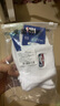 NBA袜子男中筒休闲运动袜篮球袜毛巾底长筒棉袜男士短袜39-44码 四季经典款 白色 3双 实拍图