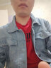 gxmy牛仔外套男春秋季潮牌衣服男士痞帅高级感印花休闲夹克男四季男装 A11浅蓝色 XL 【140-150斤】 实拍图