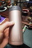 膳魔师THERMOS保温杯JCG-400水杯男女学生杯子商务办公杯礼品杯 浅银粉-400ml 实拍图