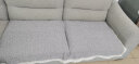 foojo棉线编织沙发垫四季沙发罩巾靠背巾坐垫90*160cm典雅灰 实拍图