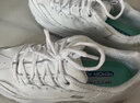 斯凯奇（Skechers）新年礼物女鞋春季蕾丝熊猫鞋厚底增高百搭休闲运动经典复古老爹鞋 白色/WHT 39.5 尺码偏大，建议选小半码 实拍图