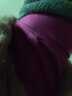 恒源祥秋裤女纯棉中老年高腰保暖线裤打底衬裤棉毛裤 豆沙红+紫色 XXL 实拍图