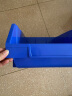 力王powerking450*300*177零件盒组合式加厚斜口螺丝收纳物料配件储物分类塑料货架工具箱SGS认证蓝色PK005 实拍图
