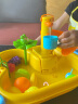 儿童洗碗机玩具电动出水洗碗洗菜池玩水过家家厨房玩具洗碗台小女孩3-6岁男孩宝宝生日礼物萌鸭 实拍图