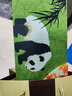 臻臻上品中国风特色礼品送老外丝绸画卷轴挂画丝绸传统工艺品出国商务礼品 织锦《国宝熊猫》130X30公分 实拍图