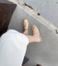 爱步（ECCO）穆勒鞋女 2024年夏季新款优雅方头流苏包头半拖凉鞋 安妮208533 裸色20853301211 38 晒单实拍图