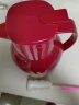 壹滴水（edish）家用保温壶玻璃红胆热水瓶大容量开水壶暖水壶按压式保温瓶 玫瑰红 2L 实拍图