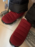 京晨纯羊毛皮毛一体老人女棉鞋老北京布鞋中老年妈妈鞋防滑保暖奶奶鞋 红色 41 实拍图
