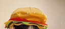 帝行（DIXING）抖音同款可爱汉堡帽子网红创意搞怪搞笑卡通表演帽秋 汉堡帽子 晒单实拍图