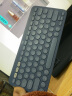 罗技（Logitech） 无线蓝牙键盘K380多设备轻薄蓝牙鹅卵石鼠标键盘便携小巧手机平板通用 K380 品月蓝 【MAC版】 实拍图