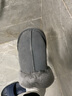 内泊【防寒必备】羊皮毛一体毛毛拖鞋男冬季乳胶家居防臭保暖女士灰43 实拍图