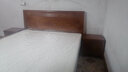 惠寻 京东自有品牌 床新中式全实木实木床1.5米单人床1.8米x2米双人床 床+乳胶棕垫+床头柜*2 1800mm*2000mm箱框结构 实拍图