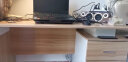 美宜德曼电脑桌 1.2米右三抽简约办公台式职员桌家用学习写字桌子 橡木色  实拍图