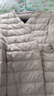 雪中飞羽绒内胆女轻薄羽绒服女短款2024年新款冬季内搭修身时尚羽绒服外 浅粉 2XL 实拍图