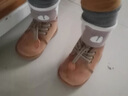 卡特兔童鞋儿童棉鞋冬季男宝宝加绒加厚雪地靴女童短靴防滑学步鞋机能鞋 英伦气质棕 23 内长14.0cm  脚长13.0-13.5 实拍图