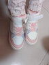 回力童鞋女童二棉鞋2025年冬季新款潮流女孩高帮运动板鞋儿童加绒鞋子 米粉绿 -0491 26 推荐脚长16.5内长17.5 实拍图