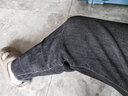 与狼共舞【柔韧微弹】牛仔裤男直筒弹力水洗男士休闲长裤子 015深灰 33  实拍图