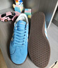 adidas T头鞋 VL COURT复古板鞋德训鞋男女阿迪达斯轻运动   蓝色/亮白/树脂黄(推荐女生选小半码)   36 实拍图