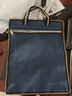 [爆款推荐]文件袋手提包双层大容量资料袋牛津防水拉链会议包商务公文包档案袋可定制可印刷 藏青色 藏青色【竖款加款】 实拍图