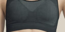 迪卡侬（DECATHLON）运动内衣女跑步健身防震内衣裹胸美背文胸健身背心女RUNW 升级款黑色（有胸垫） M 实拍图