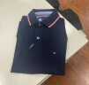 TOMMY HILFIGER【透气舒适】男装珠地网眼商务休闲小绣标短袖T恤POLO衫 曜岩黑色BEG- 合身款 L(推荐：150-165斤) 实拍图