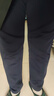 罗蒙（ROMON）休闲裤男商务休闲时尚职业西装裤弹力修身加绒裤子男装藏青色36 实拍图