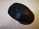 霄朔 无线鼠标 轻音蓝牙鼠标 双模适用苹果Mac华为Matebook笔记本电脑iPad平板 商务办公家用便携鼠标 黑色【双模蓝牙充电版】 实拍图