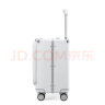 美旅箱包时尚复古拉杆箱铝框登机行李箱16英寸轻便旅行密码箱TI1白色 晒单实拍图