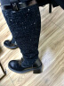 73Hours女鞋Black Swan冬季新款高跟弹力显瘦骑士长筒靴子女 黑色 38 晒单实拍图