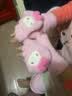 Hello Kitty库洛米儿童手套冬保暖针织毛线半指卡通可爱女宝宝幼儿翻盖手指套 美乐蒂粉色 C3121 均码/适合5-10岁 实拍图