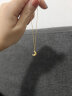 周大福 弯弯月亮黄金项链(工费260)40cm约3.75g F217325 实拍图