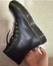 马丁（DR.MARTENS）Zavala西部靴男女款夏季舒适轻量黑色工装风马丁靴 黑色 38 实拍图