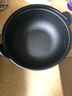 小幸福鑄鐵（KITCHEN LITTLE HAPPINESS KITCHEN）铸铁炖锅家用无涂层日式不粘锅老式生铁汤锅加厚日本汤锅寿喜锅 直径25cm（玻璃盖+手套） 25cm 实拍图