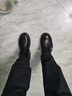 百丽时尚潮搭马丁靴男款冬季商场同款舒适真皮英伦风休闲靴92267DD0 黑色6孔（内增高）-A0923 43 (265mm) 实拍图