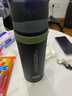 膳魔师（THERMOS）新款保温杯FFX-900户外登山保温大容量男女士运动水杯不锈钢 磨砂黑配杯套 750ml 实拍图