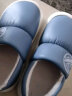 回力秋冬包跟棉拖厚底防水室内外穿加绒保暖棉拖鞋HL0744蓝色42-43码 晒单实拍图