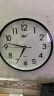 康巴丝（Compas）挂钟客厅 简约钟表客厅石英钟表挂墙时钟 30CM直径 c2866 黑色 实拍图