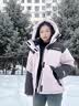 思凯乐1000蓬羽绒服男户外鹅绒服保暖加厚透气防风外套女 浅粉色1000蓬鹅绒-女（升级款） S 实拍图