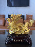 晓苑金龙摆件 龙年新品  新房客厅玄关电视柜酒柜装饰品 乔迁新居礼物 万事如意中号【长25宽12高23cm】 晒单实拍图