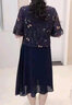 俞兆林妈妈装夏装短袖连衣裙中老年女装婆婆裙子 Y234Q1592 实拍图