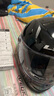 LS2摩托车头盔男女全盔四季赛车防雾3C跑盔卡丁车四季安全帽FF358 黑色(赠防雾贴+头套) XXL(建议59-60头围） 实拍图